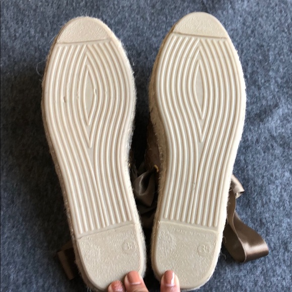 BNWOT Sam Edelman Snake Skin Ribbon Espadrille - Picture 4 of 6